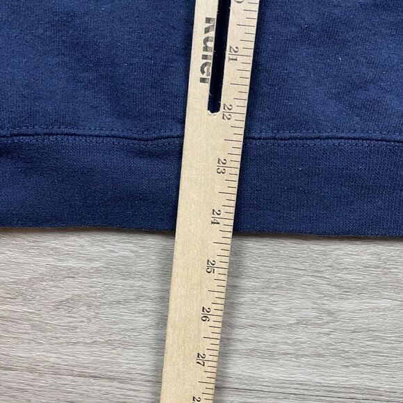 Vintage Hoodie Mens Extra Large Blue Russell Athletic Huskies 90s Fleece - Picture 10 of 11